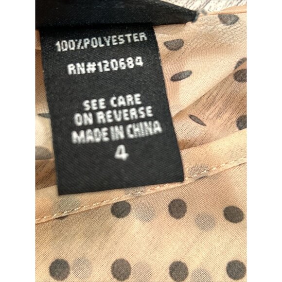 Torrid Plus Size Polka Dot Blouse size 4 - Picture 3 of 8